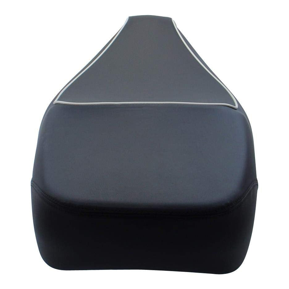 SEAT VESPA SUPER GTS ABS PERFORATED BLACK WITH GRAY PIPING FITS 2015 TO CURRENT (1B001122000C5)
