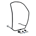 Vespa Black Front Legshield Bars Sprint/Primavera