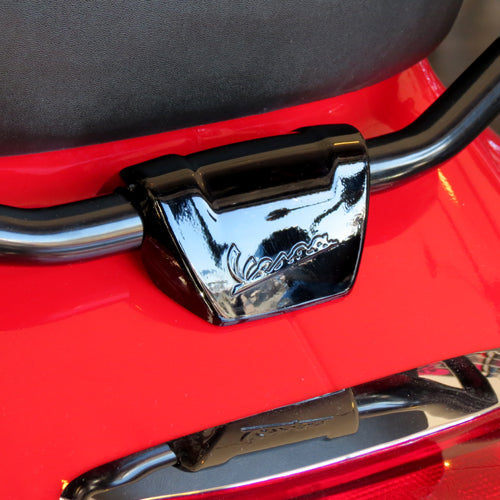 Glossy Black Grab Rail Cover Vespa Sprint