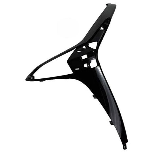 FRONT LEFT GLOSSY BLACK PLASTIC LEGSHIELD TRIM LIBERTY 50-150