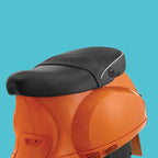 LOWERED SPORT BLACK SEAT W/LATCH PLATE VESPA LX50 LX150 2006-2014