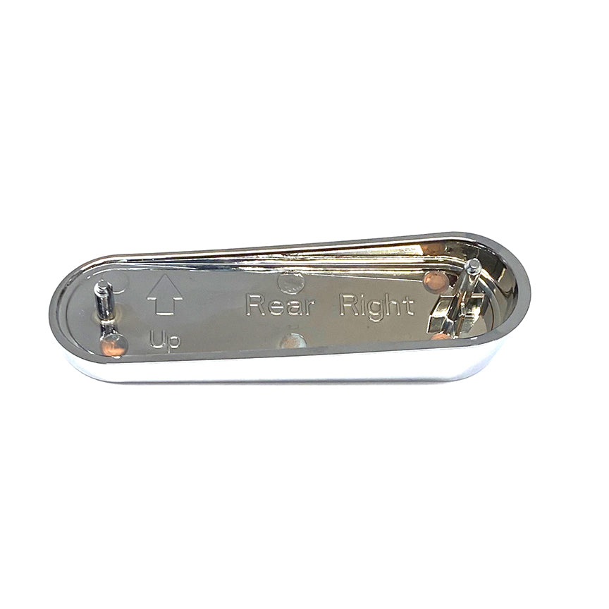 **R/H** RIGHT REAR CHROME REFLECTOR BRACKET (REFLECTOR NOT INCLUDED) GTS HPE STYLE (1B006264 1B0062644)