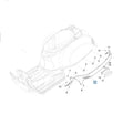 ** MATTE GREY BLUE** G02 REAR LEFT SIDE FAIRING COVER GTS HPE (SUPERTECH) 2019-2022