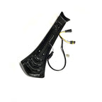 LED STEERING COLUMN/HORN COVER VESPA GTS HPE MATTE BLACK PLASTIC W/LED RUNNING LIGHT