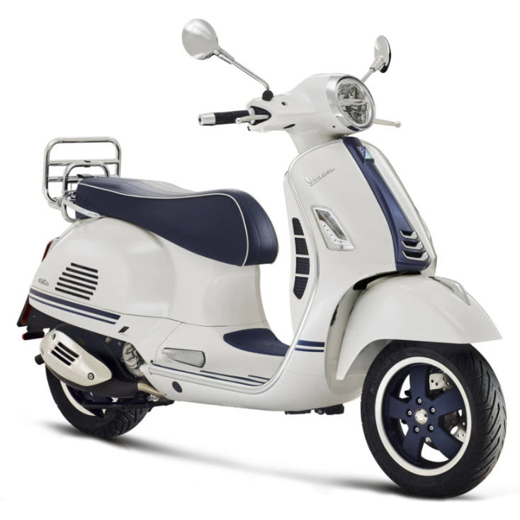 MATTE BLUE GTS HPE YACHT CLUB HORN COVER/STEERING COLUMN COVER VESPA GTS HPE 2020-CURRENT