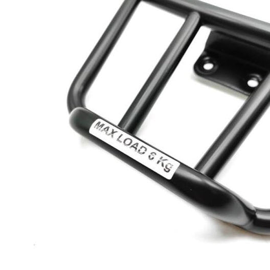 **BLACK** ORIGINAL VESPA SPORT CAFE RACER REAR RACK WITH GRAB RAIL GTS300 SUPER HPE2