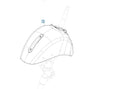 **MATTE BLACK 99/C** FRONT FENDER GTS 300 HPE2 GTS310