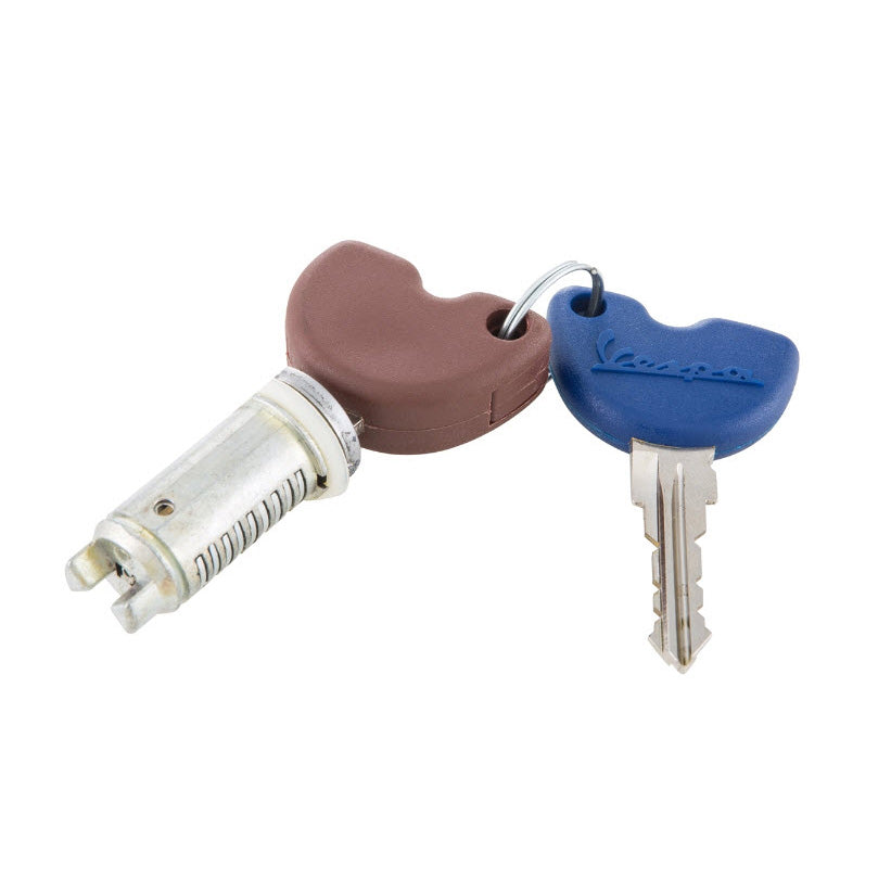 LOCK SET (2 KEYS 1 TUMBLER CYLINDER) VESPA GTS 300 HPE, ELECTRICA 2020-  (1B004022)