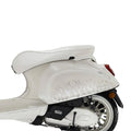 JUSTIN BIEBER WHITE COMPLETE SADDLE WITH HINGE VESPA SPRINT