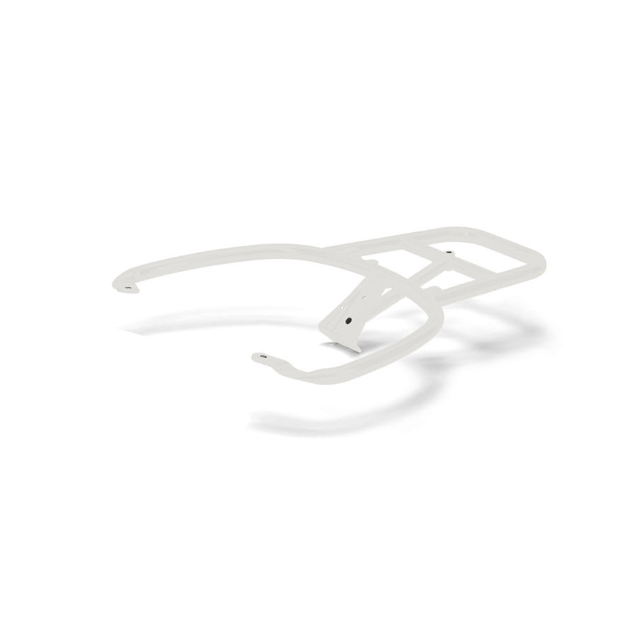 **OEM ORIGINAL VESPA** ***WHITE JUSTIN BIEBER*** TOPCASE FLAT REAR RACK-PRIMAVERA/SPRINT (1B010541)