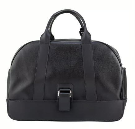 OFFICIAL VESPA BLACK LEATHER REAR/TAIL BAG