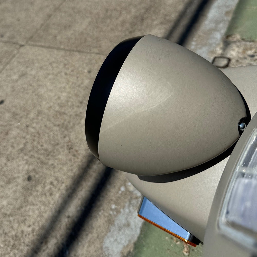 MATTE BLACK RIM BEZEL FOR LED HEADLIGHT VESPA GTV 2024-