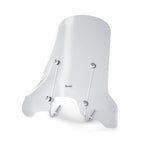 CLEAR **TALL** WINDSHIELD (21.5" TALL x 28.5" WIDE) VESPA SPRINT 2024--**OEM PIAGGIO** (INCLUDES HARDWARE) (1B011180)