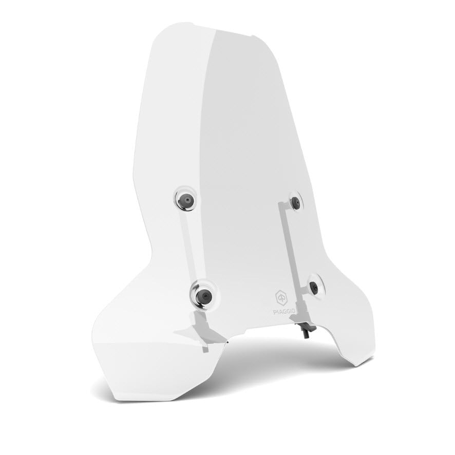 LARGE TOURING STYLE WINDSHIELD FLYSCREEN PIAGGIO LED LIBERTY 2025- (1B012325) (21' Tall x 29" wide)