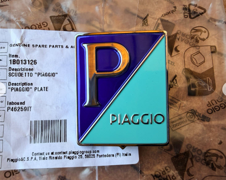 **Officina** Piaggio Shield Rectangular Badge/emblem Steering/Horn Cover