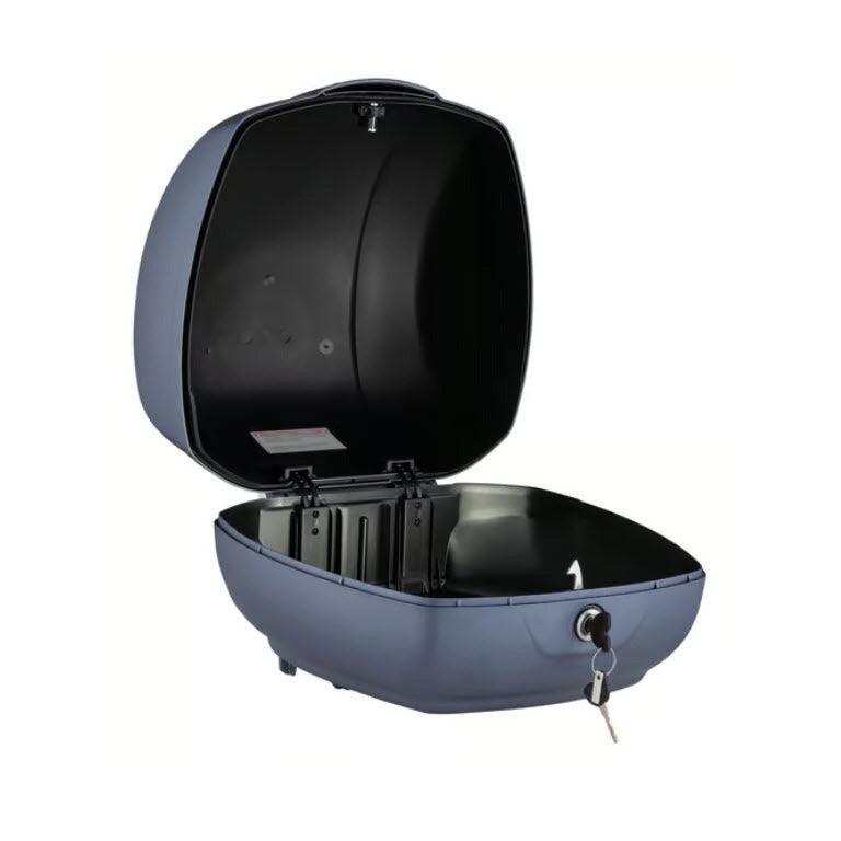 **BLUE OFFICINA 8** (D31 MATTE BLUE METALLIC) TOPCASE FOR USE WITH FOLDING RACK (PAD NOT INCLUDED)(1B013166) GTV310