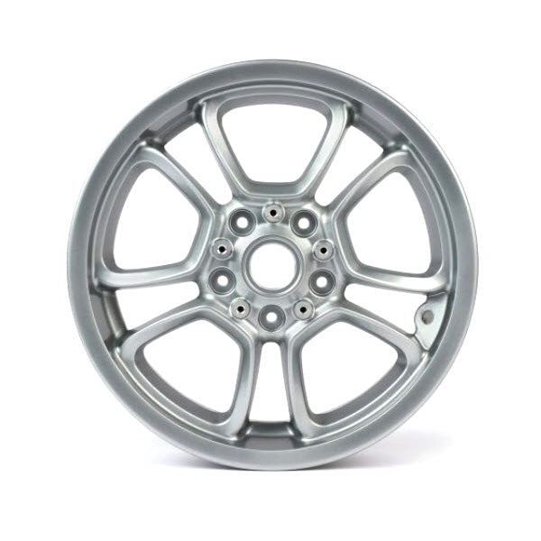 SILVER REAR RIM (WHEEL) -  GTS 300 HPE2 2023 (3.00x12")