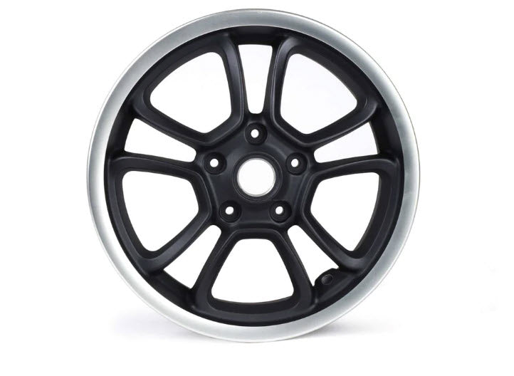 GRAPHITE BLACK WITH SPUN ALUMINUM EDGE FRONT WHEEL -  GTS 300 HPE2 SUPER & SUPERTECH 2023 (3.00x12")