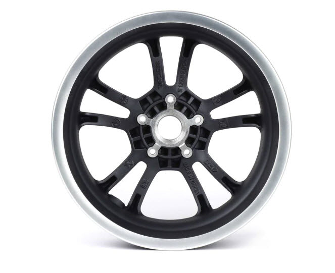 GRAPHITE BLACK WITH SPUN ALUMINUM EDGE FRONT WHEEL -  GTS 300 HPE2 SUPER & SUPERTECH 2023 (3.00x12")