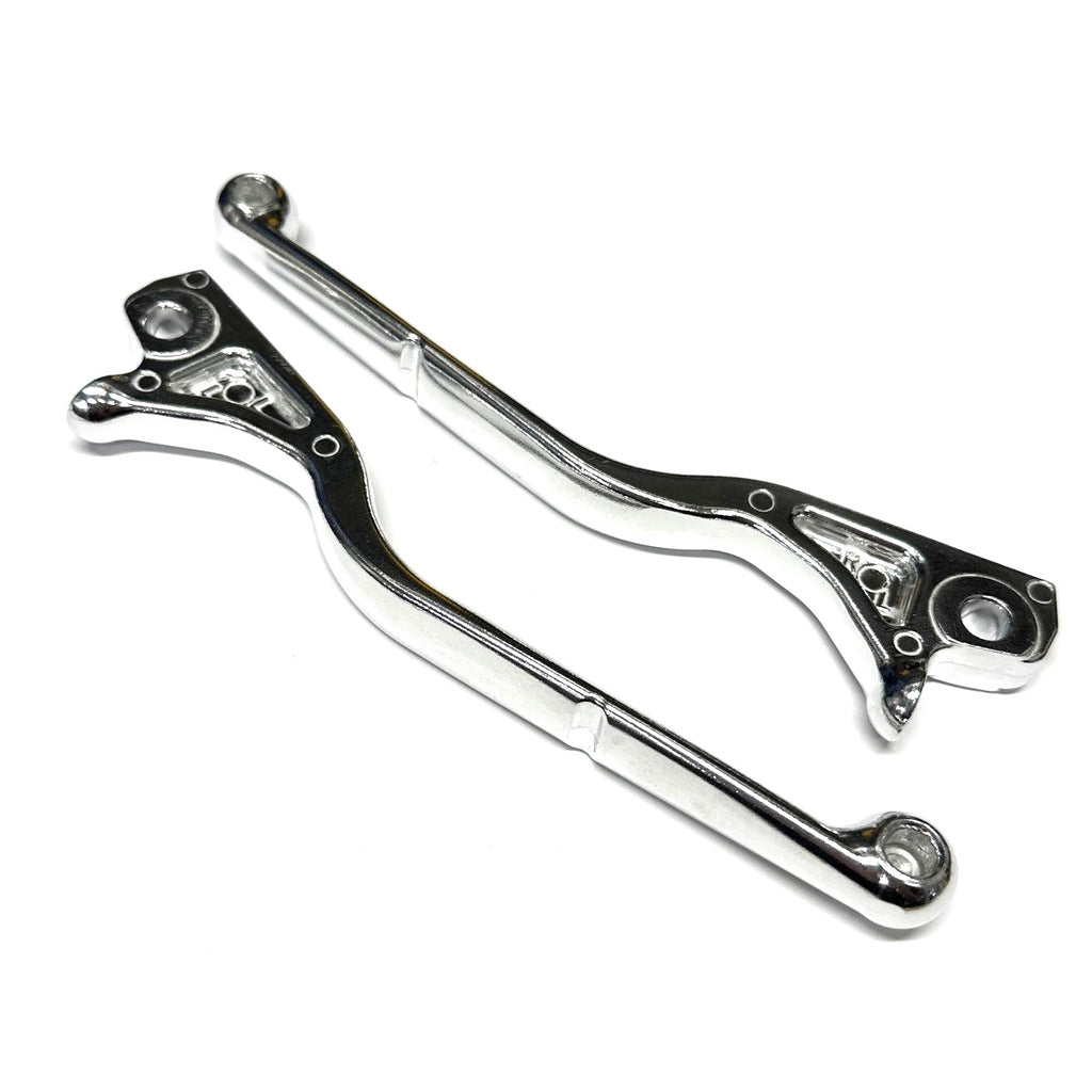 LEVER PAIR LEFT & RIGHT HIGH POLISH ALUMINUM VESPA GTS300 GTS310 HPE2 2023- (SOLD IN PAIRS ONLY)