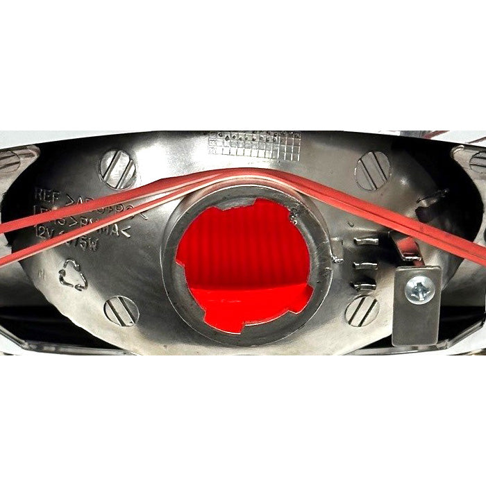RED TAILLIGHT TAIL LAMP (BULB HOLDER AND CHROME FRAME NOT INCLUDED
