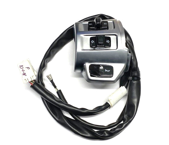 **MATTE SILVER** LEFT (L/H) SWITCH ASSEMBLY PRIMA/SPRINT 150 ONLY 2015-2017 (HORN/TURN/HEADLIGHT)