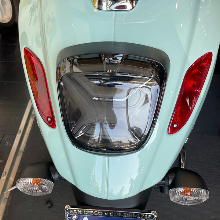 LED SPORT TAIL LIGHT W/SMOKED LENS & MATTE BLACK BEZEL PRIMAVERA/SPRINT 2019-2023