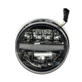 BLACK OUT LED HEADLIGHT ASSEMBLY WITH HALO RUNNING LIGHT BAR GTS SUPER 300 HPE HPE2