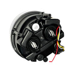BLACK OUT LED HEADLIGHT ASSEMBLY WITH HALO RUNNING LIGHT BAR GTS SUPER 300 HPE HPE2