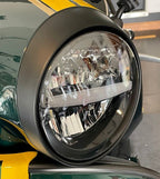 BLACK OUT LED HEADLIGHT ASSEMBLY WITH HALO RUNNING LIGHT BAR GTS SUPER 300 HPE HPE2