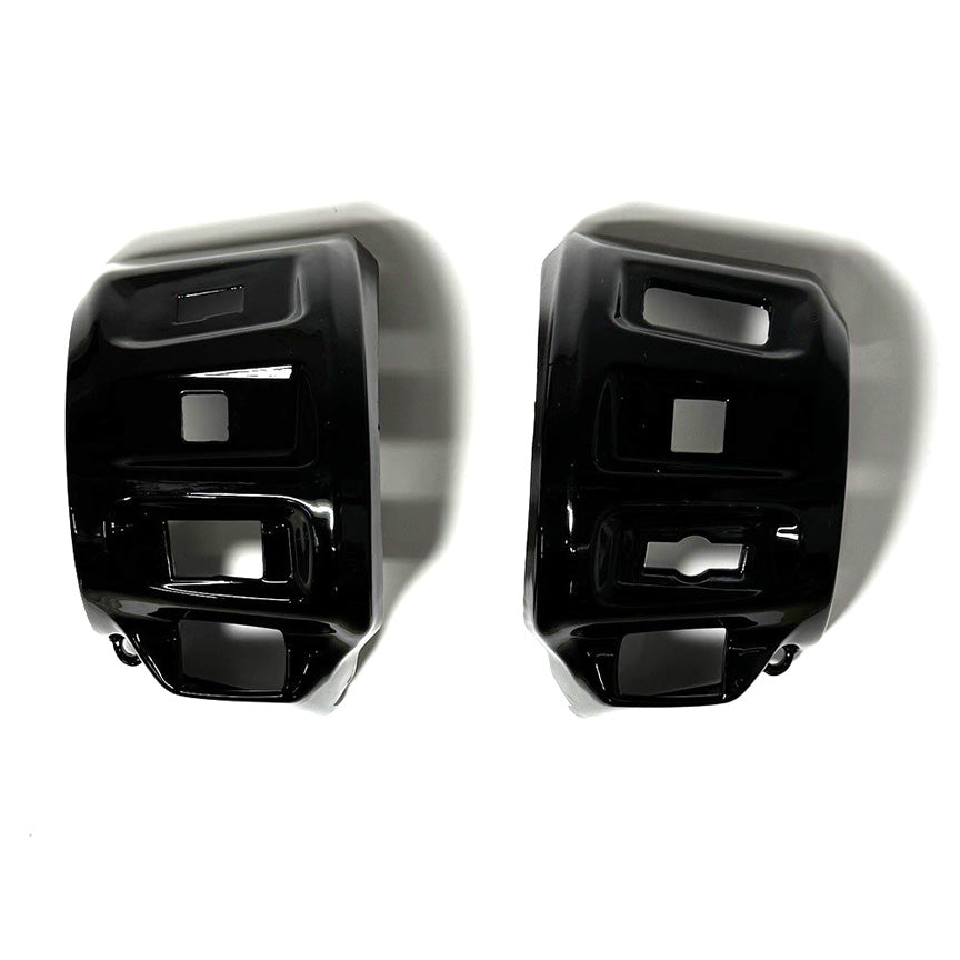 *Glossy Black*  Pair of Handle Bar Switch Covers Vespa GTS 300 SUPER SUPER SPORT TECH HPE2 2023-CURRENT
