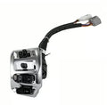CHROME LEFT SIDE HANDLE BAR SWITCH ASSEMBLY (HI/LO, JOYSTICK, TURN, HORN) VESPA GTS 300 HPE2 GTS310 2023-