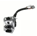 CHROME LEFT SIDE HANDLE BAR SWITCH ASSEMBLY (HI/LO, JOYSTICK, TURN, HORN) VESPA GTS 300 HPE2 GTS310 2023-