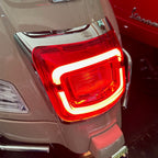 LED TAILLIGHT ASSEMBLY W/CHROME BEZEL VESPA GTS 300 HPE2 2023-