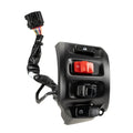 *MATTE BLACK* RIGHT SIDE KILL SWITCH STARTER VESPA GTS 300 HPE2 SUPER SPORT