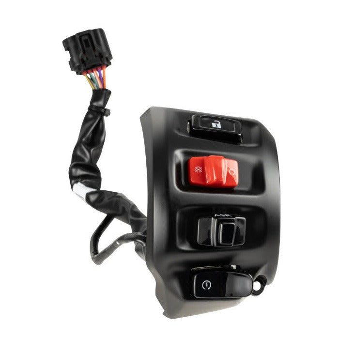 *MATTE BLACK* RIGHT SIDE KILL SWITCH STARTER VESPA GTS 300 HPE2 SUPER SPORT