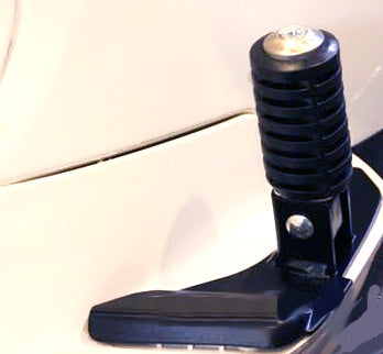 FOLDING PASSENGER FOOT PEGS BY BUZZETTI (PAIR) VESPA PRIMAVERA/SPRINT