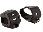 *MATTE BLACK* EURO STYLE SWITCH COVER VESPA PRIMAVERA SPRINT PAIR SET