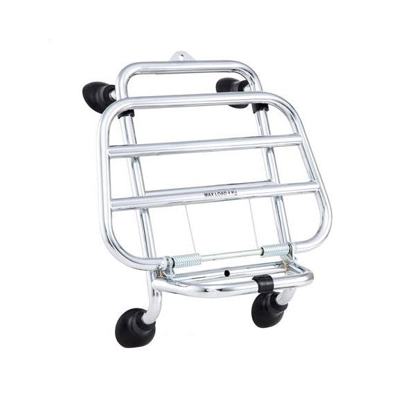 FRONT FOLDING RACK CHROME GTS GTV HPE HPE2 GTS310  (1B003754) **REQUIRES DRILLING**