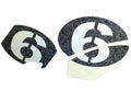 ORIGINAL "6" DECALS/STICKERS KIT SEI GIORNI (PAIR- FRONT/SIDE) FITS BOTH GTV AND HPE
