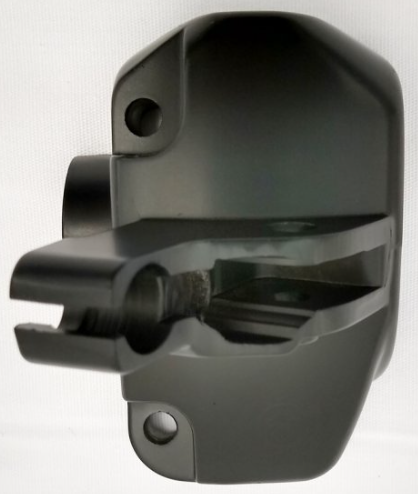 BACK HALF OF HANDLE BAR LEFT SWITCH ASSY AND MIRROR PERCH  - ALL BUDDY