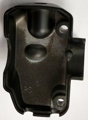 BACK HALF OF HANDLE BAR LEFT SWITCH ASSY AND MIRROR PERCH  - ALL BUDDY
