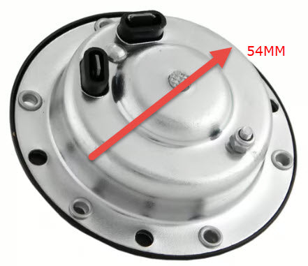 CHROME PLATED SHELL HORN 6V CC GS 150 (DC WITH BATTERY) (025714 093252 195815) VS1-VS5