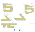 VESPA 75TH ANNIVERSARY PRIMAVERA STICKER DECAL KIT