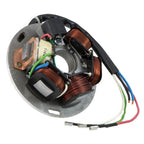 ELECTRONIC IGNITION STATOR PLATE PX PXE 125/150/200 (SINGLE BLUE 5 WIRE, COMES WITH EXTRA CONNECTORS, BUT NOT ATTACHED) (233871 217866 497652)