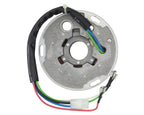 ELECTRONIC IGNITION STATOR PLATE PX PXE 125/150/200 (SINGLE BLUE 5 WIRE, COMES WITH EXTRA CONNECTORS, BUT NOT ATTACHED) (233871 217866 497652)