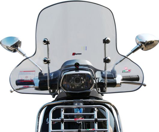 **CLEAR** FACO WIDER MIDSIZED WINDSHIELD SPRINT 50/150 (INCLUDES HARDWARE)