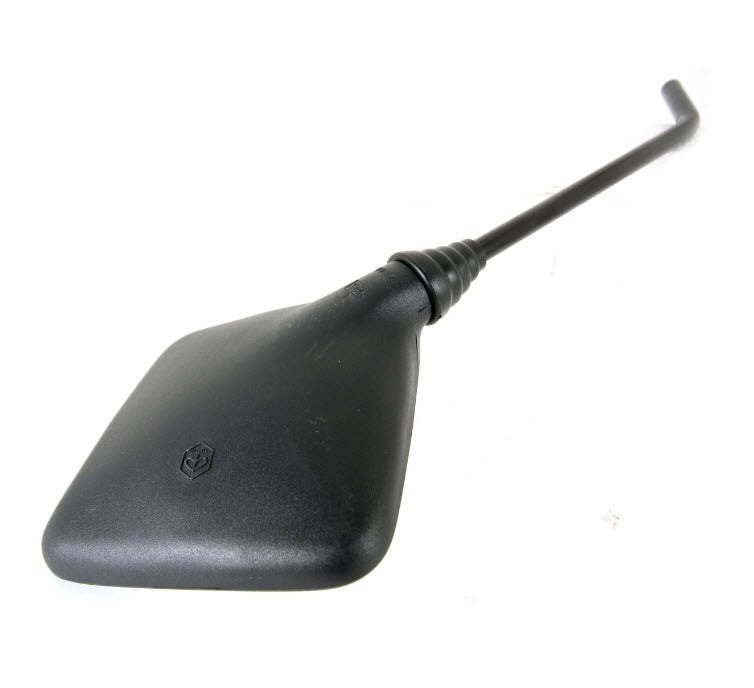 VESPA SQUARE BLACK PLASTIC PIAGGIO MIRROR FOR LEFT OR RIGHT SIDE PX EACH (MIRROR CLAMP NOT INCLUDED)
