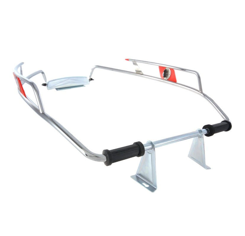 CUPPINI REAR CHROME CRASH BARS W/RED FLASHING TRIM VLB VSD VSE RALLY VNC VBC