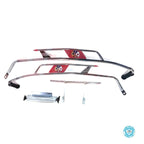 CUPPINI REAR CHROME CRASH BARS W/RED FLASHING TRIM VLB VSD VSE RALLY VNC VBC